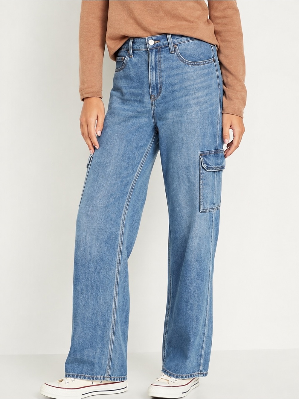 Old Navy Extra High Rise Sky-Hi Wide Leg
